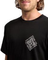 The Volcom Mens Obtical T-Shirt in Black