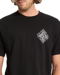 The Volcom Mens Obtical T-Shirt in Black