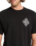 The Volcom Mens Obtical T-Shirt in Black