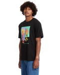 The Volcom Mens Longo Cats T-Shirt in Black