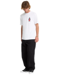 The Volcom Mens Psychback T-Shirt in White