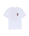 The Volcom Mens Psychback T-Shirt in White