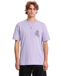 The Volcom Mens Harry T-Shirt in Purple Ash