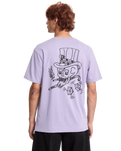 The Volcom Mens Harry T-Shirt in Purple Ash