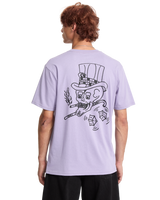 The Volcom Mens Harry T-Shirt in Purple Ash