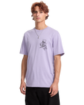 The Volcom Mens Harry T-Shirt in Purple Ash