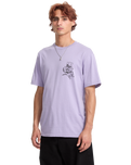 The Volcom Mens Harry T-Shirt in Purple Ash