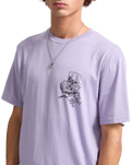 The Volcom Mens Harry T-Shirt in Purple Ash
