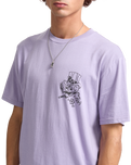 The Volcom Mens Harry T-Shirt in Purple Ash