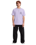 The Volcom Mens Harry T-Shirt in Purple Ash