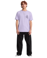 The Volcom Mens Harry T-Shirt in Purple Ash