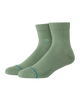 The Stance Mens Icon Quarter Socks in Sage