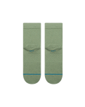 The Stance Mens Icon Quarter Socks in Sage