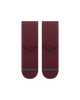 The Stance Mens Icon Quarter Socks in Wine
