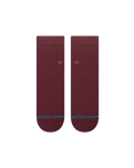 The Stance Womens Womens Icon Quarter Socks in Wine