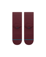 The Stance Womens Womens Icon Quarter Socks in Wine