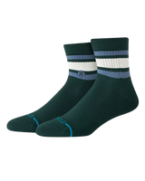 The Stance Mens Boyd Quarter Socks in Pine