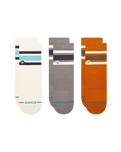 The Stance Mens Boyd Quarter Socks (3 Pack) in Ivory