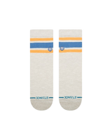 The Stance Mens Slub Boyd Quarter Socks in Heathergrey