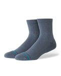 The Stance Mens Signature Quarter Socks in Turbulence