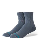 The Stance Mens Signature Quarter Socks in Turbulence