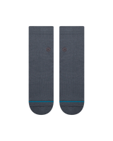 The Stance Mens Signature Quarter Socks in Turbulence