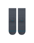 The Stance Mens Signature Quarter Socks in Turbulence