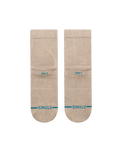 The Stance Mens Signature Wash Quarter Socks in String Grey