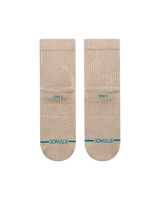 The Stance Mens Signature Wash Quarter Socks in String Grey