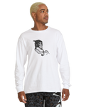 The Volcom Mens Seth Conboy Long Sleeve T-Shirt in White