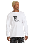 The Volcom Mens Seth Conboy Long Sleeve T-Shirt in White