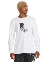 The Volcom Mens Seth Conboy Long Sleeve T-Shirt in White