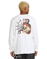 The Volcom Mens Seth Conboy Long Sleeve T-Shirt in White