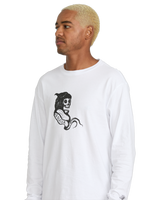 The Volcom Mens Seth Conboy Long Sleeve T-Shirt in White