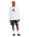 The Volcom Mens Seth Conboy Long Sleeve T-Shirt in White