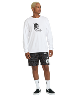 The Volcom Mens Seth Conboy Long Sleeve T-Shirt in White