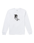 The Volcom Mens Seth Conboy Long Sleeve T-Shirt in White