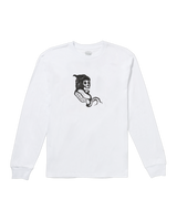 The Volcom Mens Seth Conboy Long Sleeve T-Shirt in White