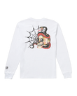 The Volcom Mens Seth Conboy Long Sleeve T-Shirt in White