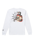 The Volcom Mens Seth Conboy Long Sleeve T-Shirt in White