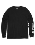 The Stance Mens Icon Long Sleeve T-Shirt in Black