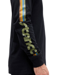 The Stance Mens Camino Long Sleeve T-Shirt in Black