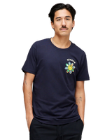 Floral Punch T-Shirt in Navy