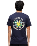 Floral Punch T-Shirt in Navy