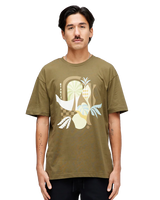 The Stance Mens Oasis T-Shirt in Military Green