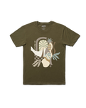 The Stance Mens Oasis T-Shirt in Military Green