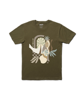The Stance Mens Oasis T-Shirt in Military Green