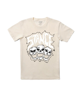 The Stance Mens Triple Threat T-Shirt in Vintage White