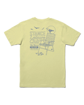 The Stance Mens Foldable Leisure T-Shirt in Butter