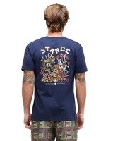 The Stance Mens Cut It Out T-Shirt in Navy